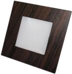 EMITHOR Süllyesztett LED lépcsővilágító 1 W LED modul, hidegfehér, sötét fa - Step Light Emithor 48306 (48306)