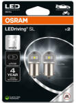 OSRAM LEDriving SL R5W hideg fehér LED BA15s foglalattal, ≙ R5W, jelzőlámpákhoz és irányjelzőkhöz, 5007DWP-2BL, 2db/bliszter (5007DWP-2BL)