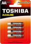 Toshiba elem LR03GCA BP-4C Alkaline AAA tartós, 1, 5V (4db/csomag)
