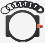 K&F Concept szűrőtartó készlet, KF-1812 - 100x100 mm-es, négyzet alakú szűrőhöz + 8db szűrő adapter