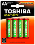 Toshiba elem R6KG BP-4TG SS-F Zinc - HEAVY DUTY AA (4db/csomag)