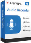 AnyMP4 Audio Recorder (1 eszköz / 1 év) (Elektronikus licenc) (AAR-1D-1Y)