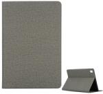 Gigapack Huawei MediaPad M6 10.8 LTE / MediaPad M6 10.8 WIFI GIGAPACK Tok álló, bőr hatású FLIP, textil hatás, SZÜRKE GP-89476 (GP-89476)