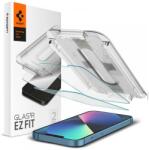 Spigen EZ FIT képernyővédő üveg 2db (2.5D, tokbarát, ultravékony, 0.2mm, 9H + segédkeret) ÁTLÁTSZÓ AGL03396 (AGL03396)