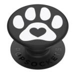 Popsockets telefontartó készülékre ragasztható, tappancs, FEKETE/FEHÉR 805579 (805579)