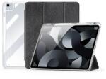 Dux Ducis IPAD Air 13 (2025) DUX DUCIS UNID tok álló, textil hatású aktív FLIP, ceruza tartó, FEKETE GP-158135 (GP-158135)