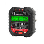 Somogyi Elektronic SMATESTER konnektor teszter, LED visszajelzők, Voltmérő, L-N, N-E, RCD mA, Fi és RCD relé ellenőrző, elem nélkül, max. 250 V~ aljzatokhoz (SMATESTER) - bipi