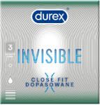 Durex Invisible Close Fit extra vékony óvszer 3 db