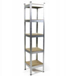  Salgó polc, 5 szintes 180x40x40cm, horganyzott
