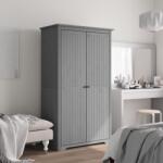 vidaXL Гардероб BODO, сив, 99x53, 5x173 см, бор масив (355061)