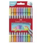 Faber-Castell Filc készlet 10db-os FABER Castell kétvégű Pasztell