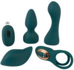 Couples Choice - 4in1 variálható távirányítós vibrátor (türkiz) - erotikashow