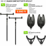 Nevis Black Carp Bottartó készlet 2db bottartó + 2 db elektromos kapásjelzõ + 2 db bottartó fej (KB-573)