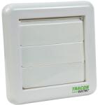 TRACON VFG100 Kültéri gravitációs zsalu fürdőszoba vent-hoz 151×151×45mm, D=96mm (VFG100)