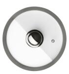 Inoxriv Prémium üveg fedő szilikon peremmel 24 cm (53806024)