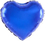 PartyPal Fólia lufi, 18"/45cm, szív, sötét kék