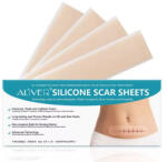 ALIVER Set 4 Benzi Reutilizabile Premium de Silicon cu Gel pentru ascunderea cicatricilor, Aliver 14.98 cm x 4.06 cm