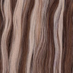 HairExtensionShop Keratinos U-TIP Emberi Póthaj Standard Hőillesztéshez Melírozott 60cm (Szín #6/60) (RUT60660)