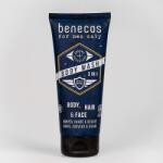 Benecos férfi natúr tusfürdő és sampon - 200 ml