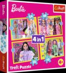 Trefl - Puzzle 4v1 Happy World of Barbie - 1 - 39 piese