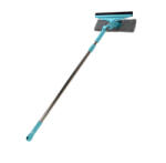 Excellent Houseware Stergator telescopic pentru geamuri Excellent Houseware, otel inoxidabil microfibra, 85-132 cm, turcoaz (KO-055000060)