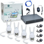  Smart Nvr Kit Digitális Kamerarendszer - 4 Csatornás, 4 db Kamerával