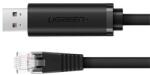 UGREEN Cablu Adaptor USB 2.0 (T) la DB9 RS-232 Serial (T), Ugreen CR104, Negru (20210-UGREEN)