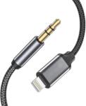 Basekit Cablu Audio Auxiliar Jack 3.5mm la Lightning, 1 Metru, Negru (29087-TECHP)