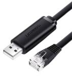 UGREEN Cablu Consola USB 2.0 (T) la RJ45 Serial (T) LAN, Ugreen CM204, Negru (50773-UGREEN)