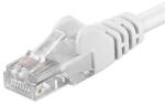 Basekit Cablu Ethernet RJ45, Patch Cord UTP Cat. 5e, Basekit, 0.25 - 10 m, Alb (BK-SPUTP000W)
