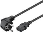 Basekit Cablu Alimentare Basekit Euro la IEC 320 C13, 230V, 0.5 Metri, Negru (BK-KPSP-05)