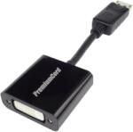 Basekit Adaptor DisplayPort 1.1 (T) la DVI (M), FHD 1920x1080 @60Hz, Negru, Basekit (BK-KPORTAD04)