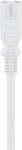 Basekit Cablu Alimentare Euro la IEC 320 C7, Basekit, 230V, 5 Metri, Alb (BK-KPSPM-5W)