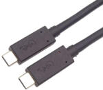 Basekit Cablu de Date si Incarcare USB-C 4.0, Basekit, PD3.0 100W, 40Gbps, 8K@60Hz, 1 Metru, Negru (BK-KU4CX10BK)