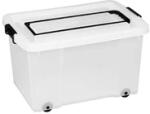 NHG IRIS Uno Box 50 literes tárolódoboz zárható tetővel, kerekekkel, fogóval húzható 20460800 (20460800) - bestbyte