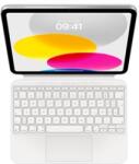 Apple Magic Keyboard Folio billentyűzettok A16 chipes és tizedik generációs iPadhez német lokalizáció (fehér) (MQDP3D/A) (MQDP3D/A)