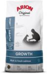 ARION Original Growth Puppy Large Salmon Rice 12 kg cu somon, hrana catel talie mare