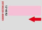 NIIMBOT címkék RP A2A68301101, 12x40mm 160db Pink a D11 és D110 esetében (A2A68301101)
