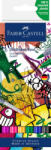 Faber-Castell Marker solubil 2 capete set 6 buc graffiti goldfaber faber-castell (FC164525)