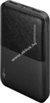 Goobay Compact powerbank 5000mAh 10W ultrakompakt 2xUSB-A USB-C bemenet 0, 2m kábel