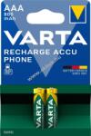 VARTA ceruza akku AA Mignon 800mAh 2db/csomag