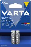 VARTA Lithium elem micro/mikró FR03 AAA 2db/csom