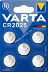 VARTA CR2025 lítium gombelem 3V 5db/csomag