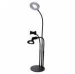 XO Bgd006/ls-90-6 Tripod Selfie állvány Led Lámpával Fekete
