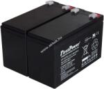 First Power ólom zselés akku szünetmenteshez APC RBC 48 7Ah 12V