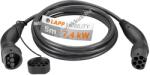 LAPP Type 2 töltőkábel plug-in hybrid és elektromos autóhoz 7.4kW-ig, 5m, 1 fázisú fekete