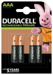 Duracell újratölthető AAA akku HR03, DX2400 900mAh 4db/csomag