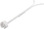 Goobay GX6.35 kerámia lámpafoglalat fehér 0, 15m kábellel max 100W 12V DC - A készlet erejéig!