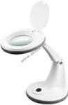 Goobay LED állványos nagyítólámpa 6W 450lm 100mm üveglencse 1, 75x 3 dioptria fehér