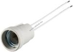 Goobay E27 kerámia foglalat 100W 250V 0, 15m kettős vezetékkel - A készlet erejéig